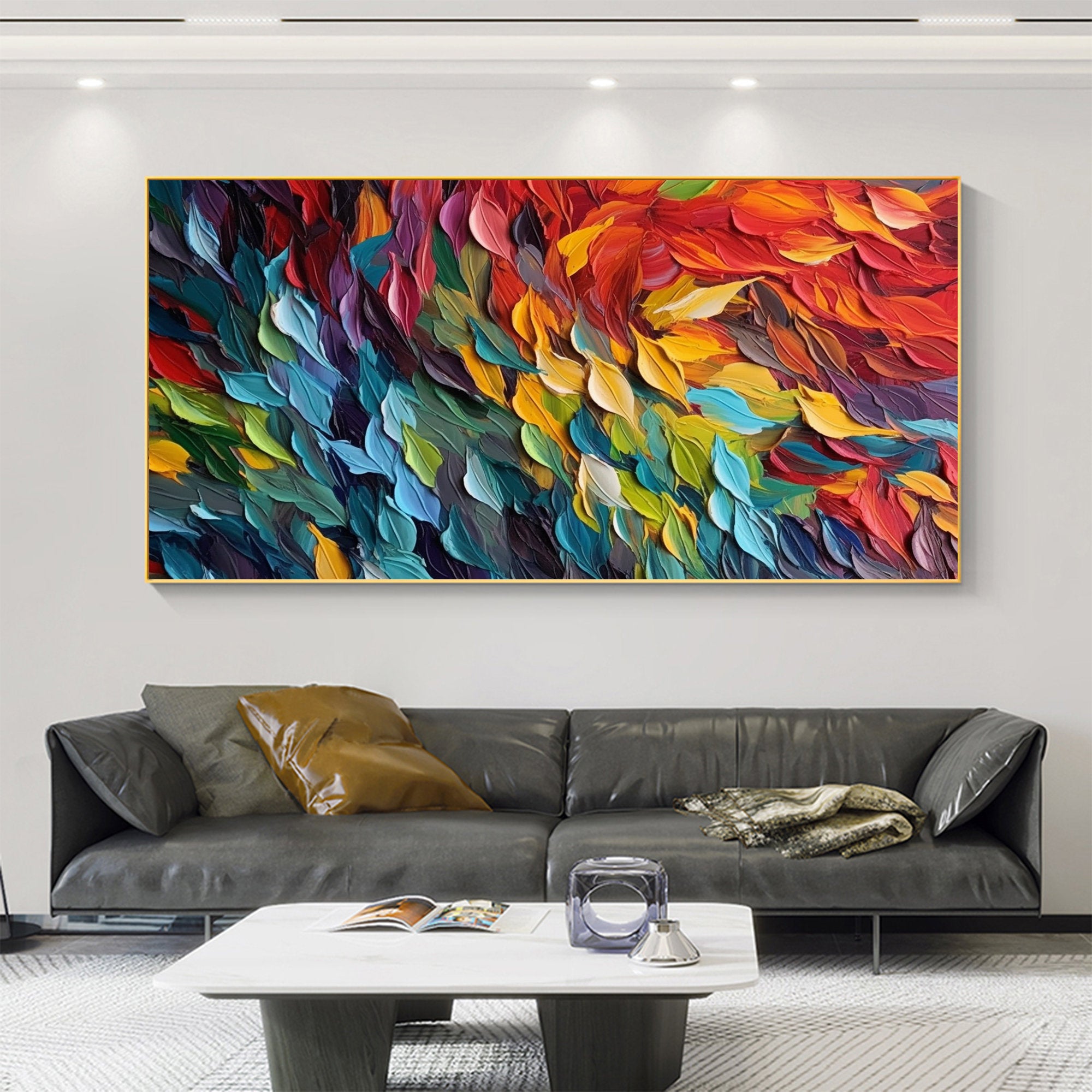 Colorful Abstract On deals Canvas