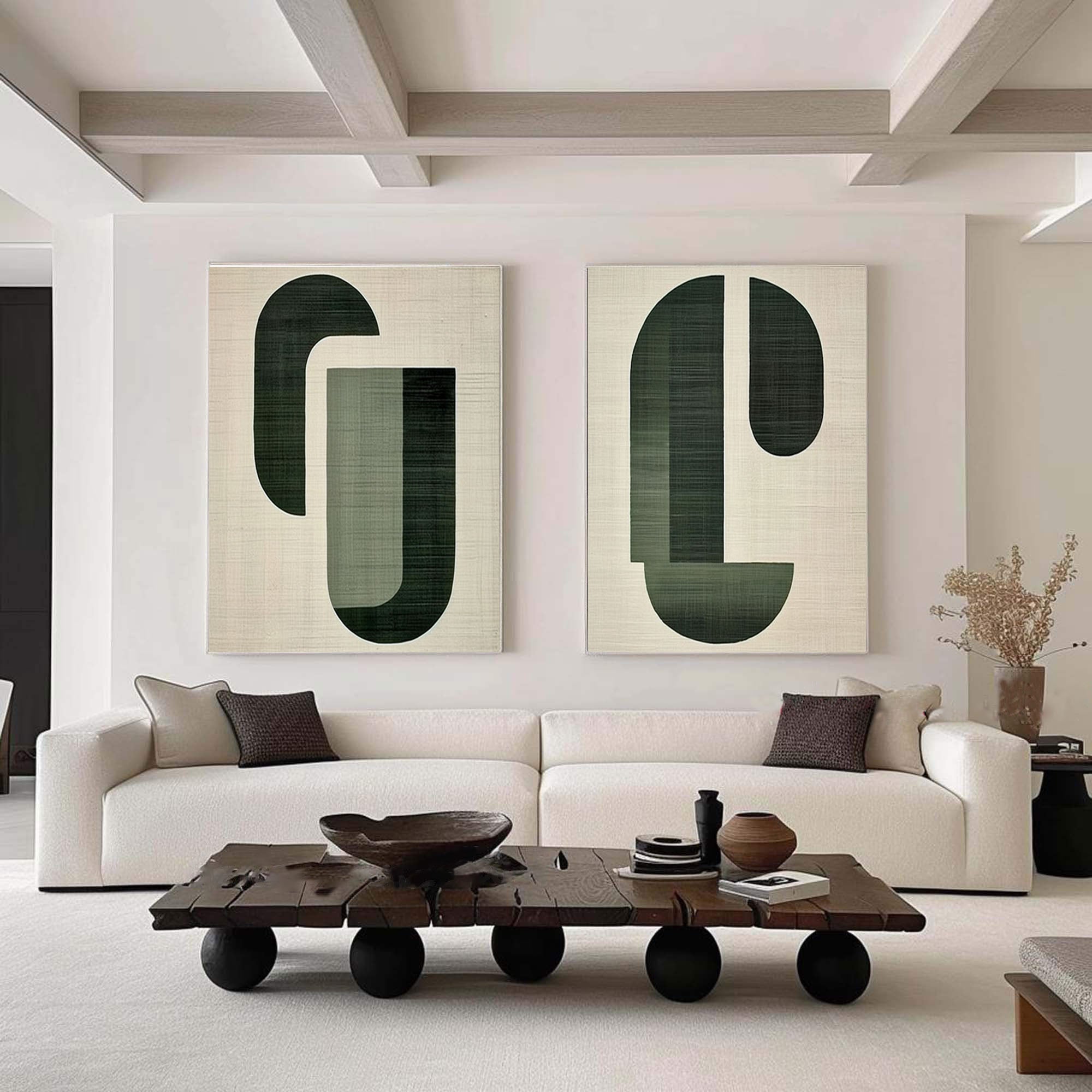 Modern Minimalist Abstract Art Geometric Wall Decor for Sophisticated Interiors #BGS 004