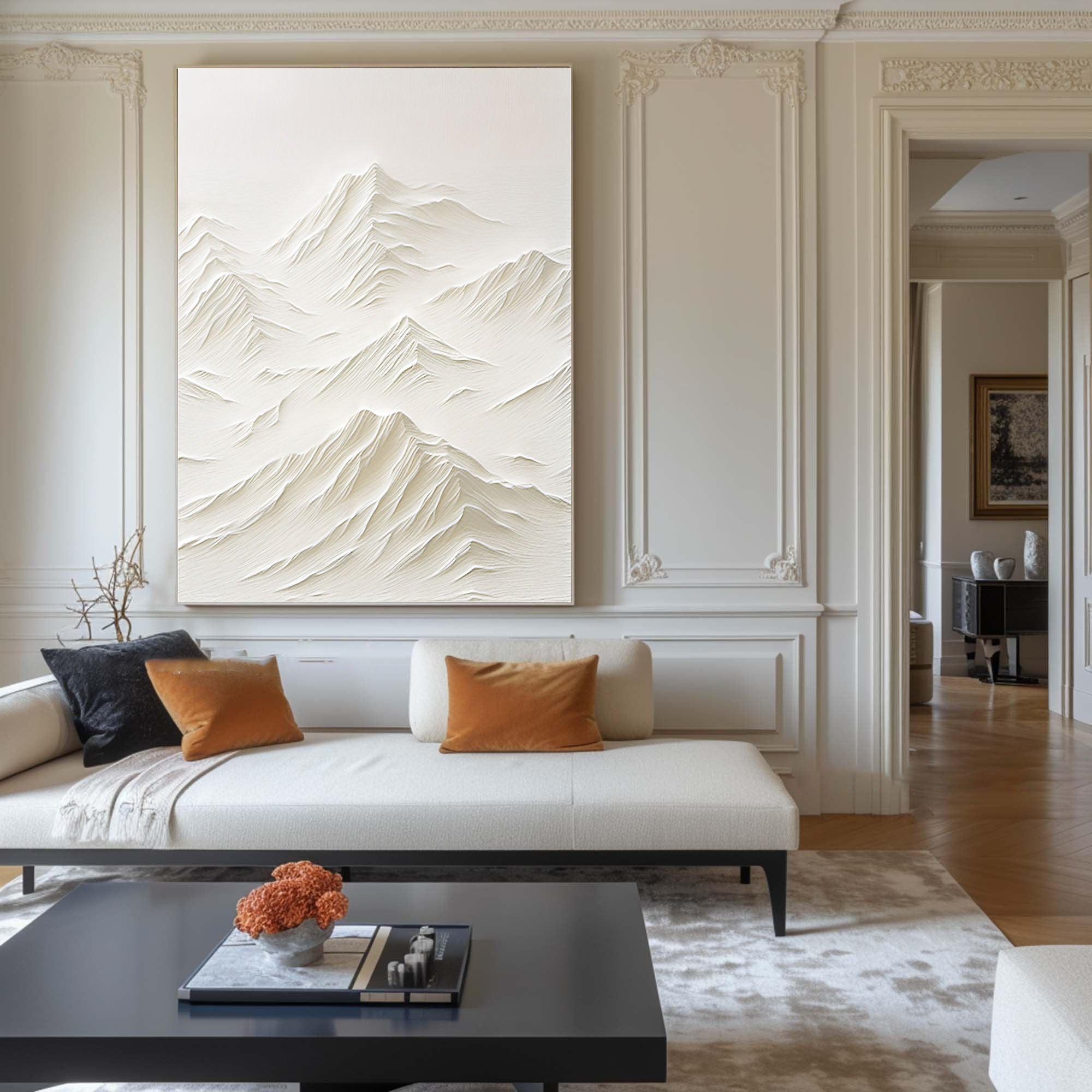 White Minimalist Painting #WM 006