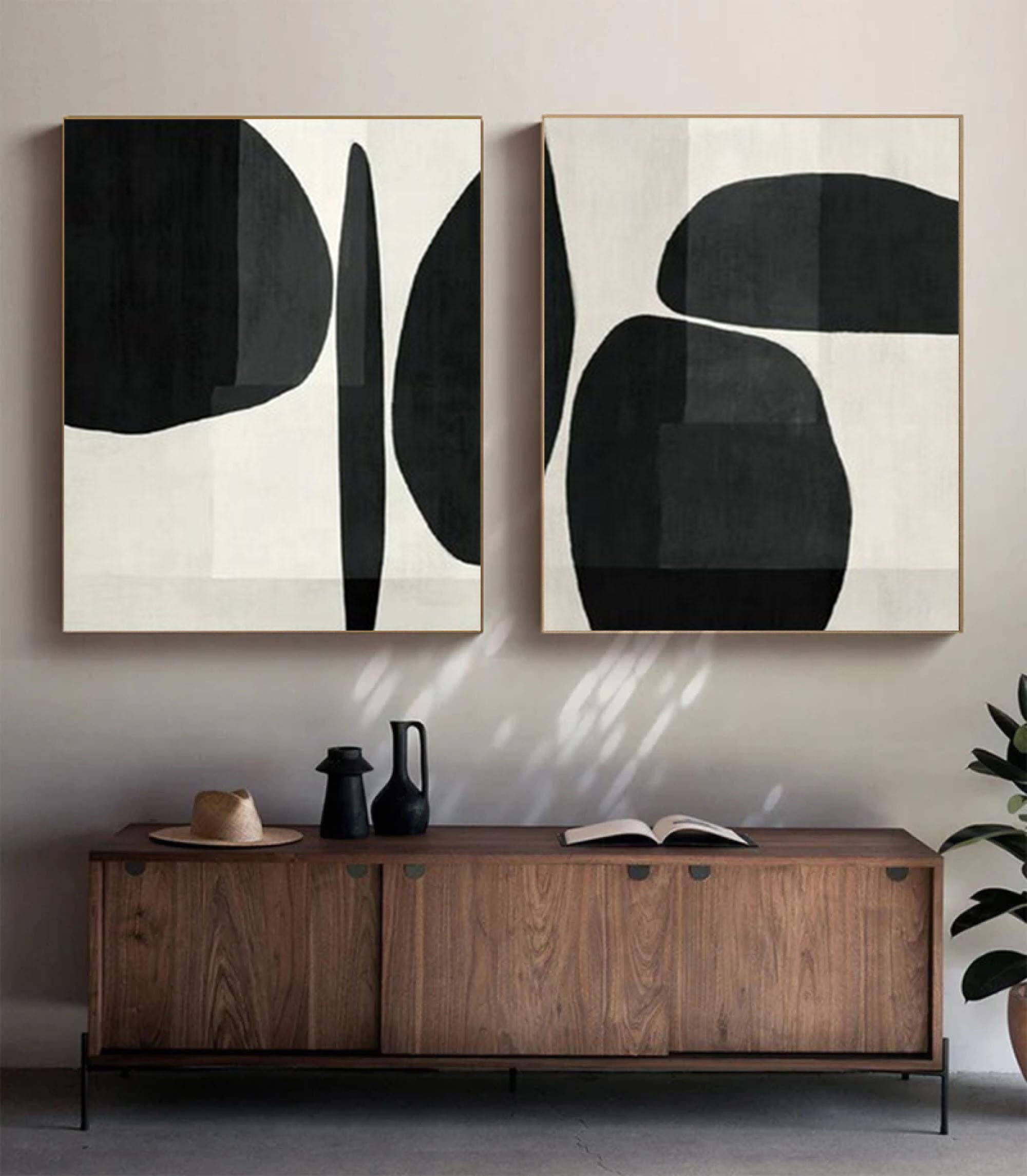 Abstract Geometric Set orders of Paintings on Canvas