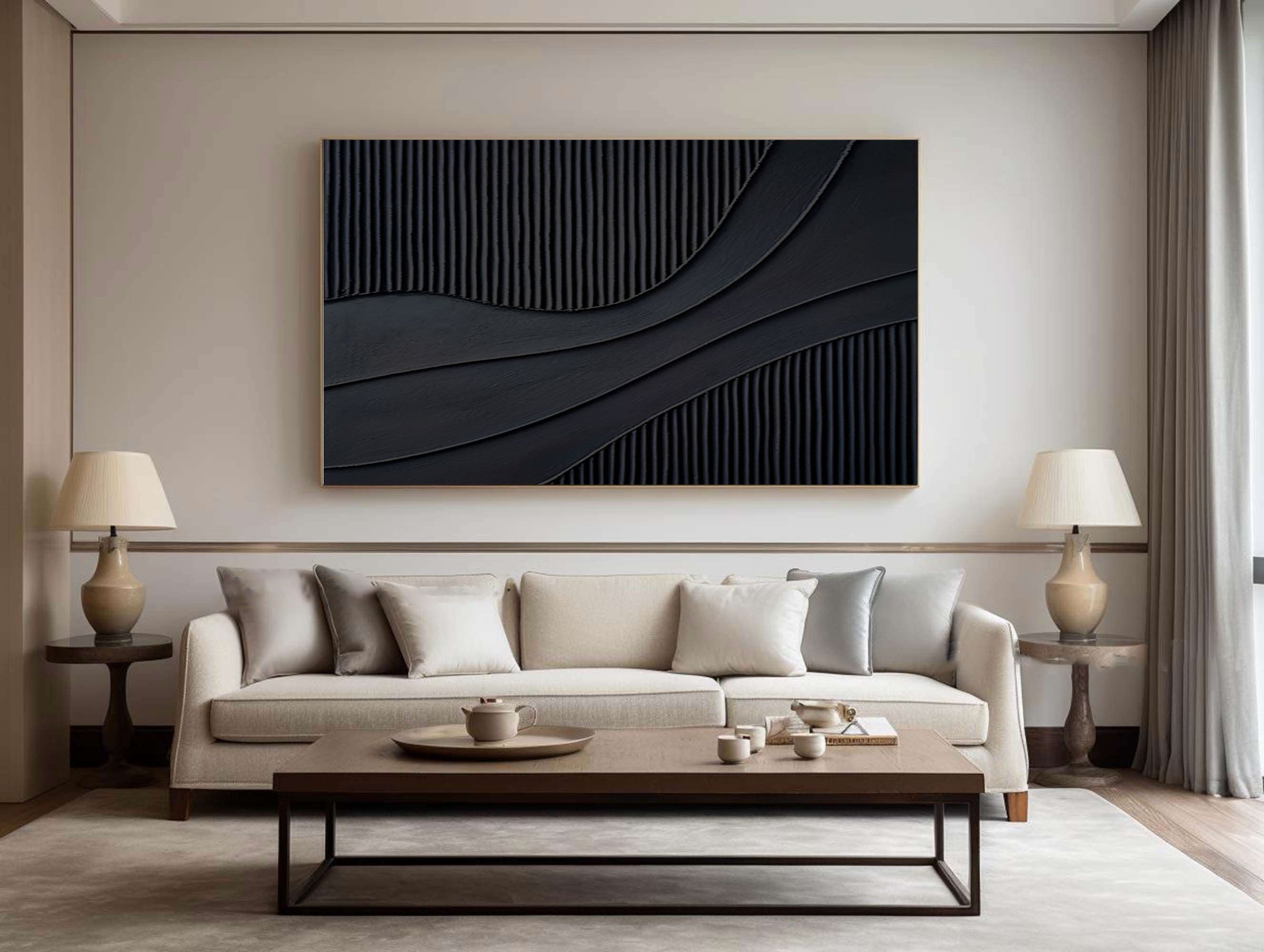 Modern Black Minimalist Art for Your Home Decor #BM 015