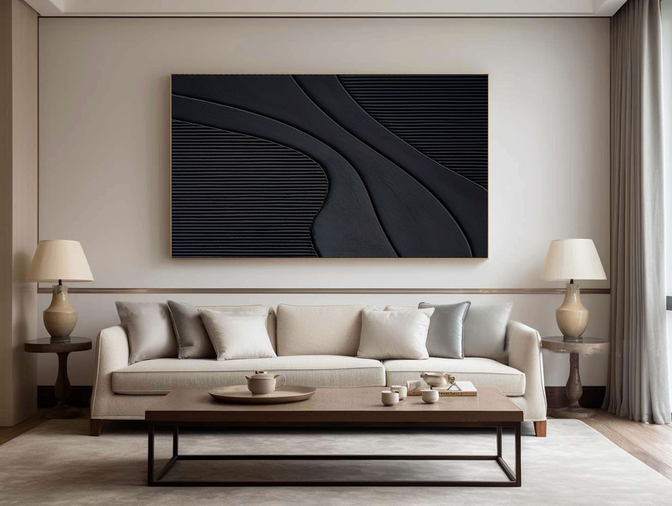 Modern Black Minimalist Art for Your Home Decor #BM 014