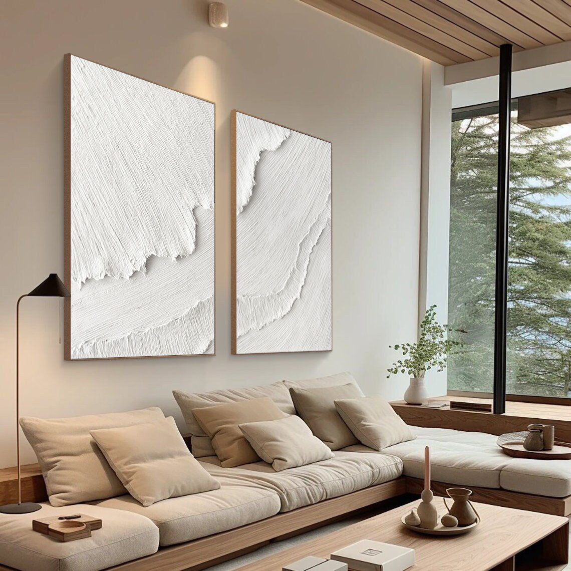 Large Textured Wall Art on Canvas | Textured Plaster hot Art | Plaster Painting | 3D plaster Painting | Minimalist art | Textured Painting