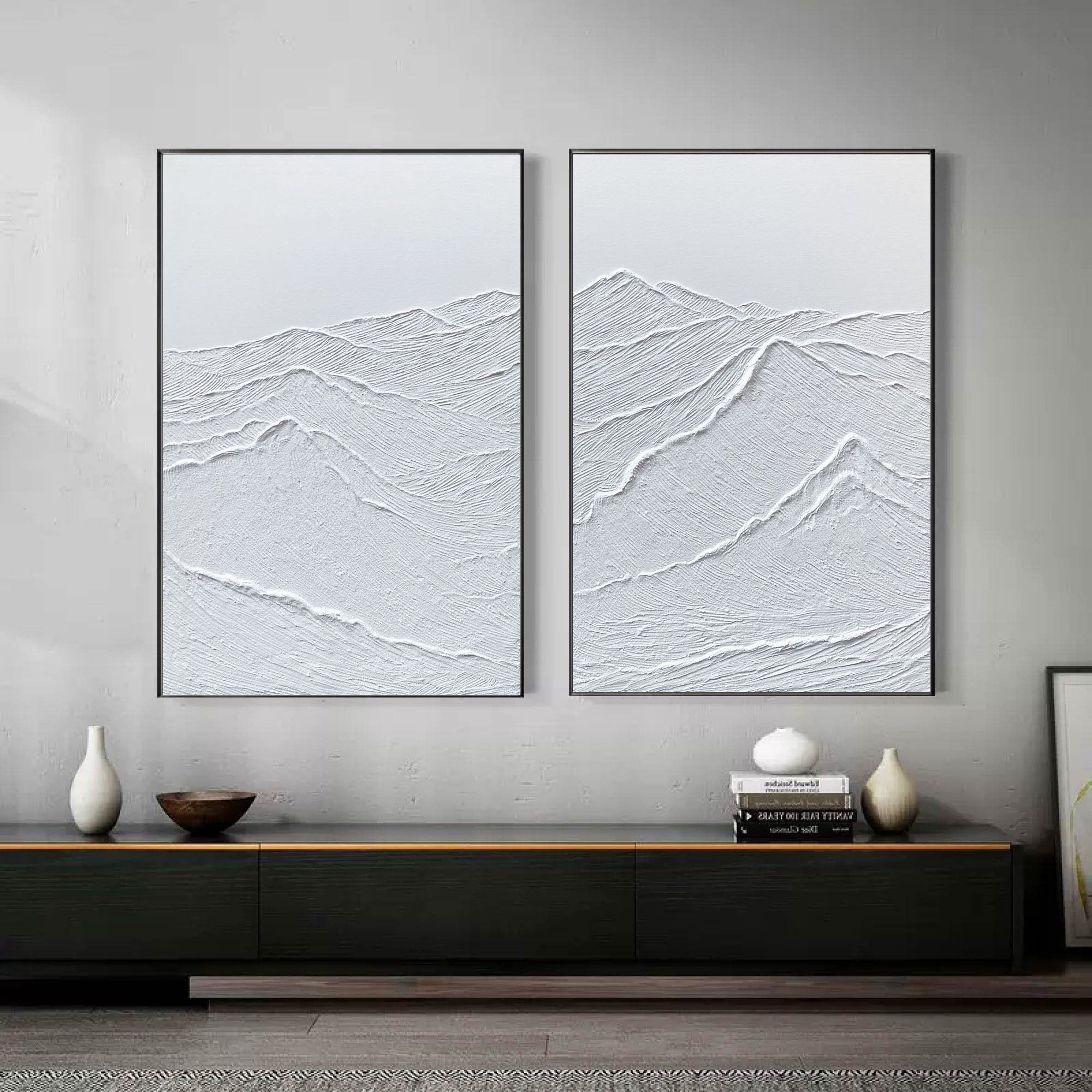 Abstract Tranquility Painting SET OF 2 #AVG 003