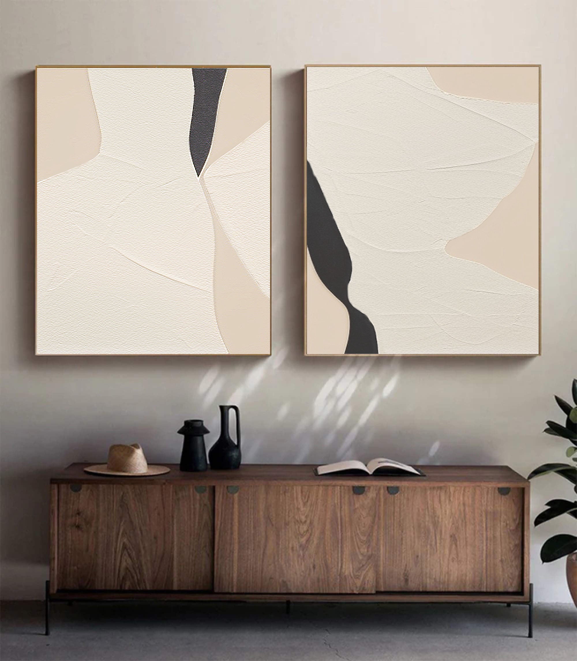 Abstract Tranquility Painting SET OF 2 #CXA 010