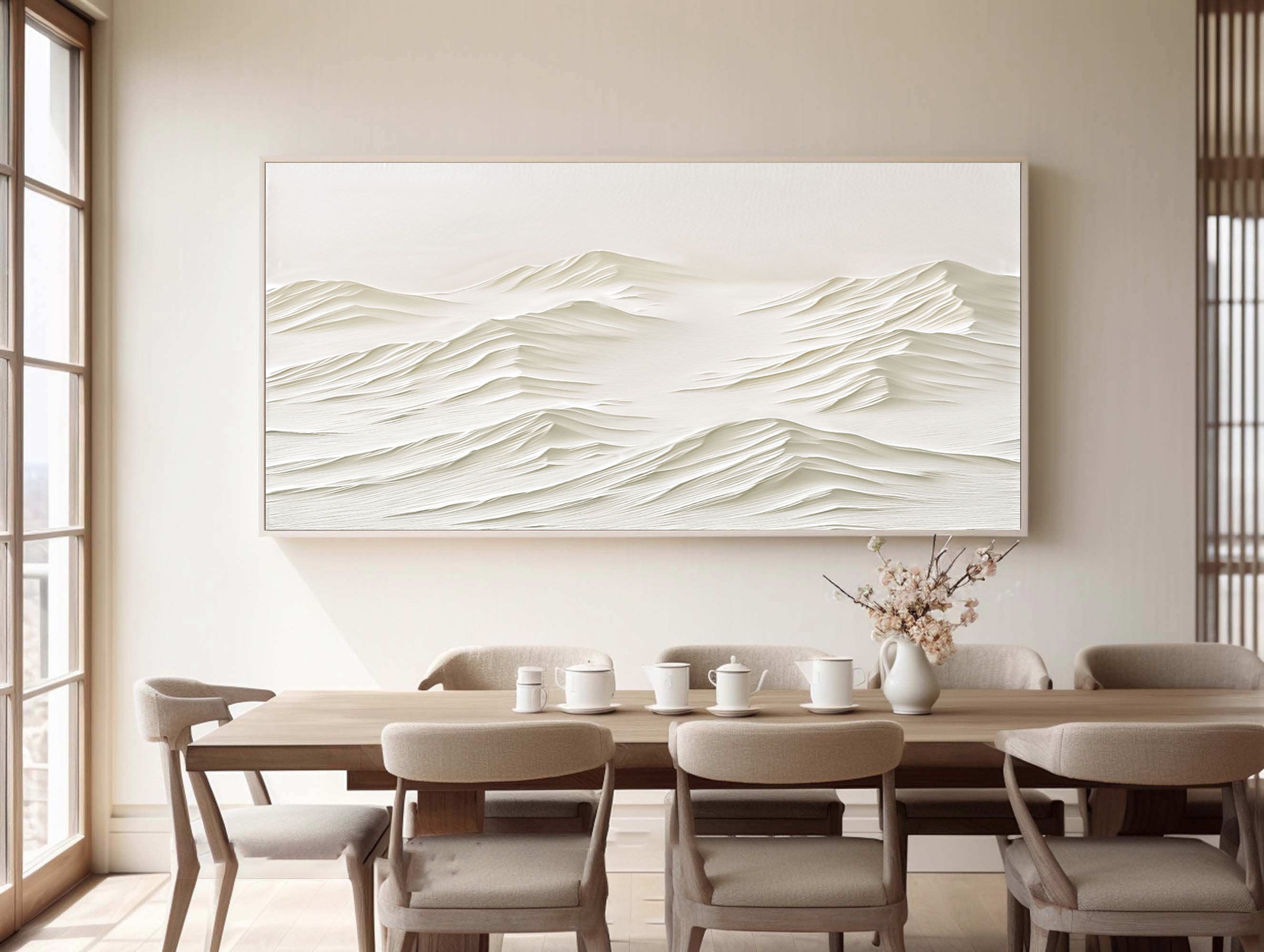 White Minimalist Painting #WM 010