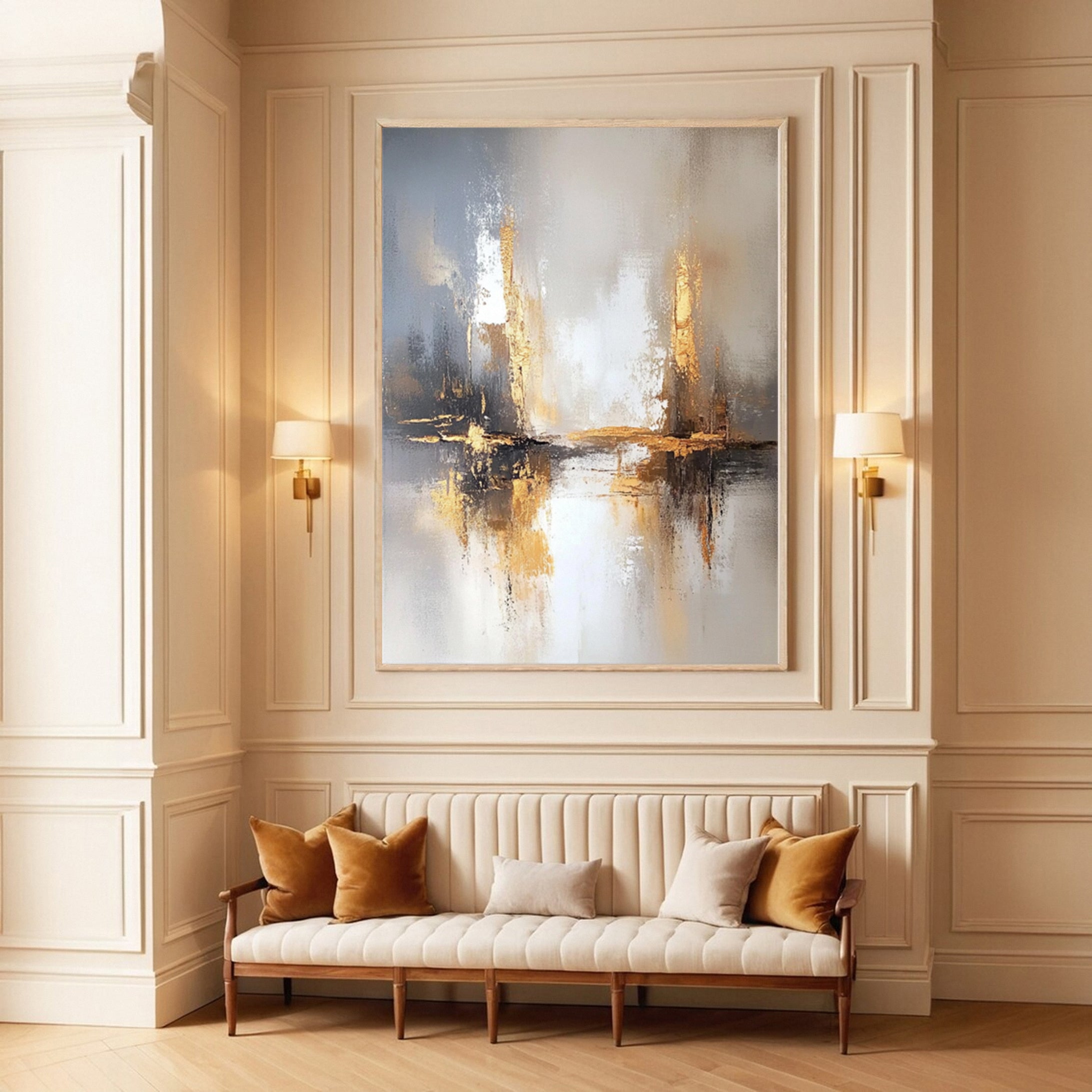 Chic Abstract Modern Artwork for Contemporary Homes #BBA 030