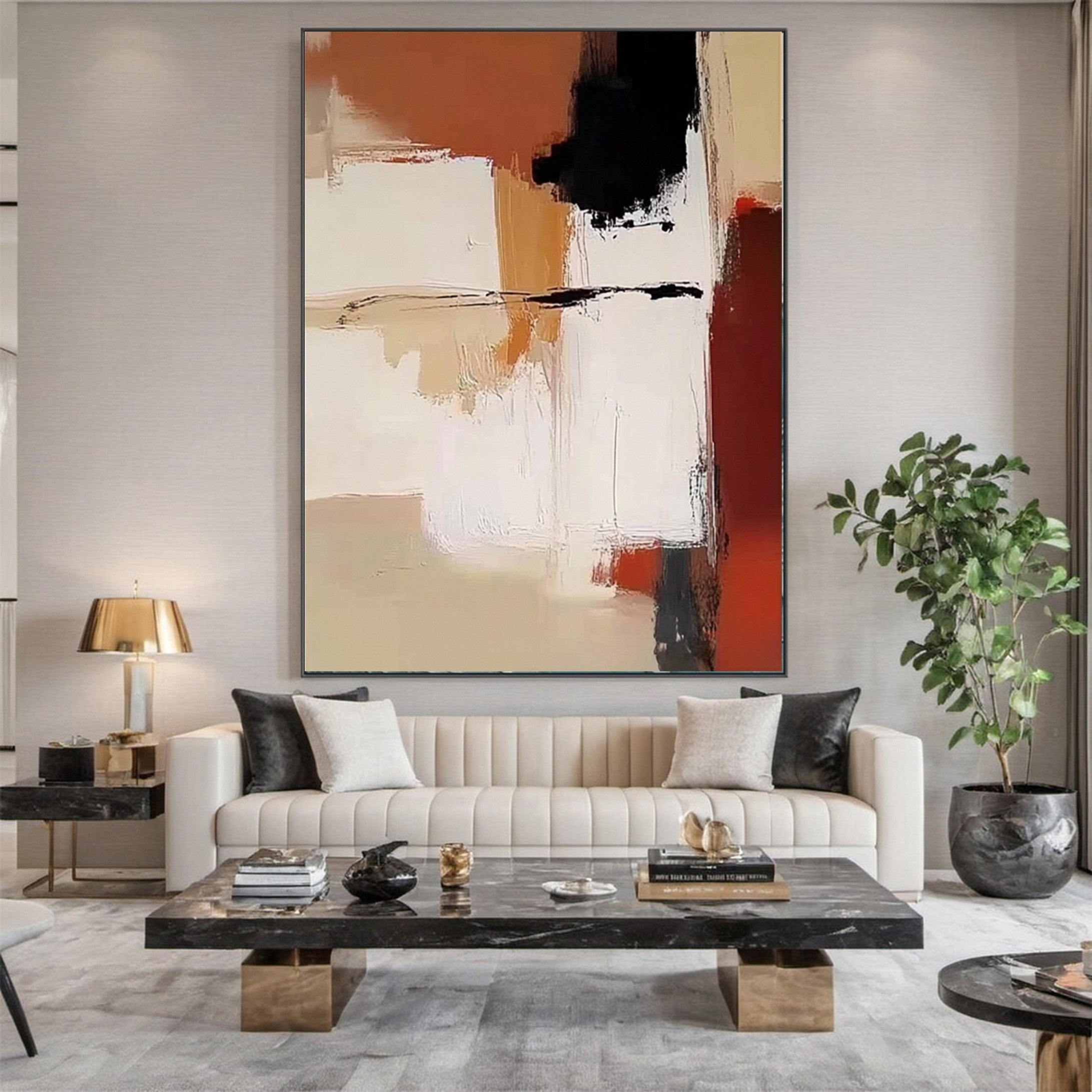 Chic Abstract Modern Artwork for Contemporary Homes #BBA 031