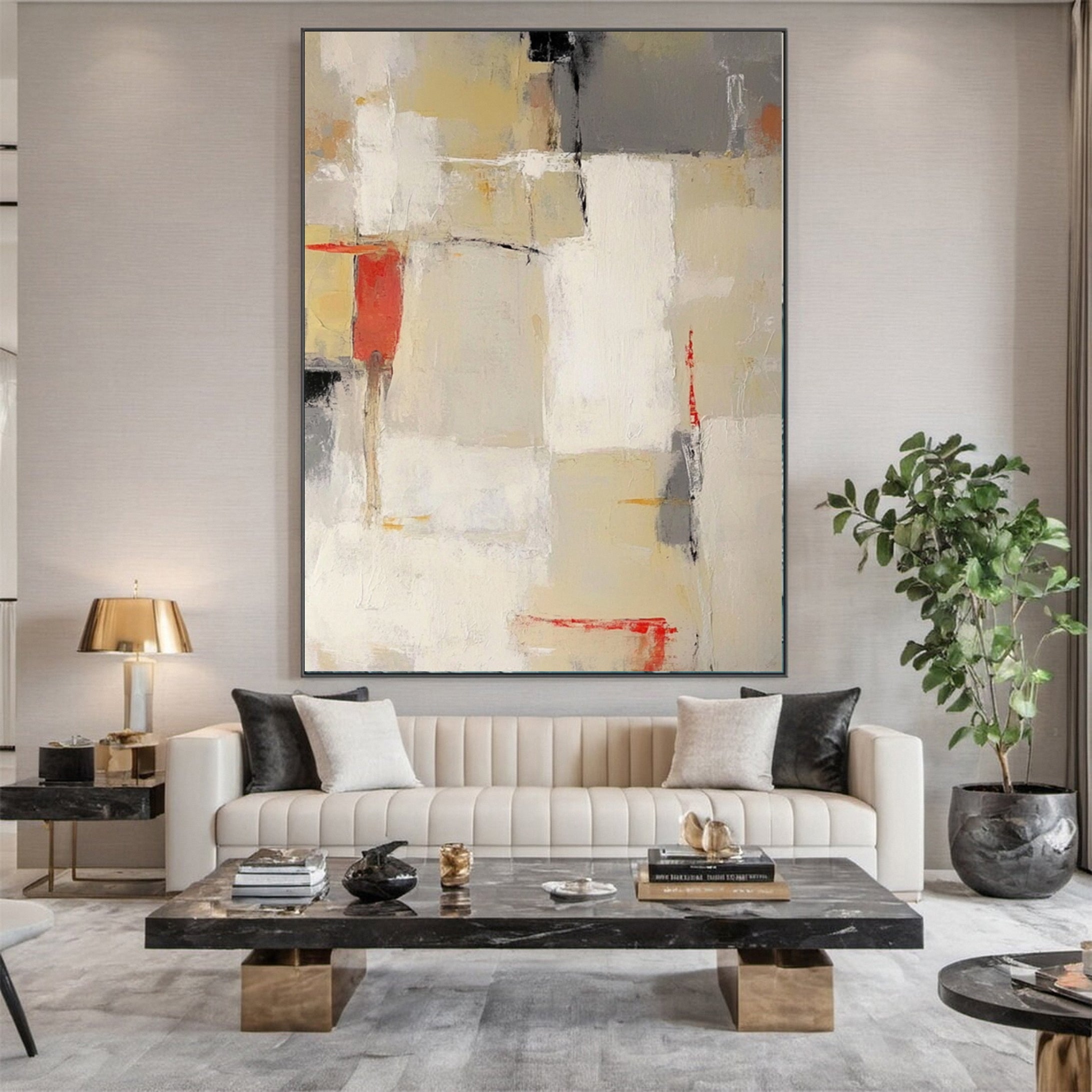 Chic Abstract Modern Artwork for Contemporary Homes #BBA 028