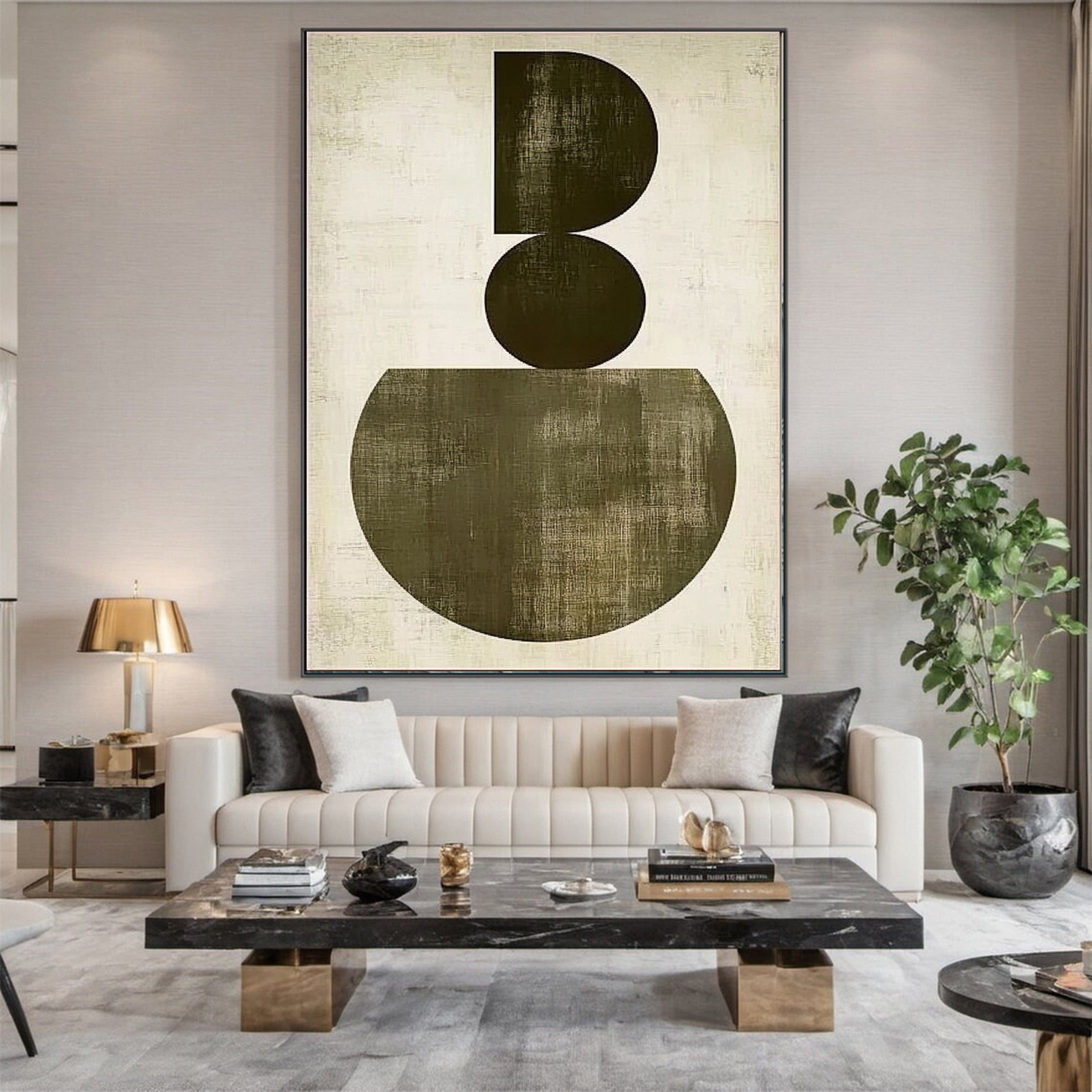 Minimalist Wabi Sabi Art Modern Canvas for Home Decor #BBA 033