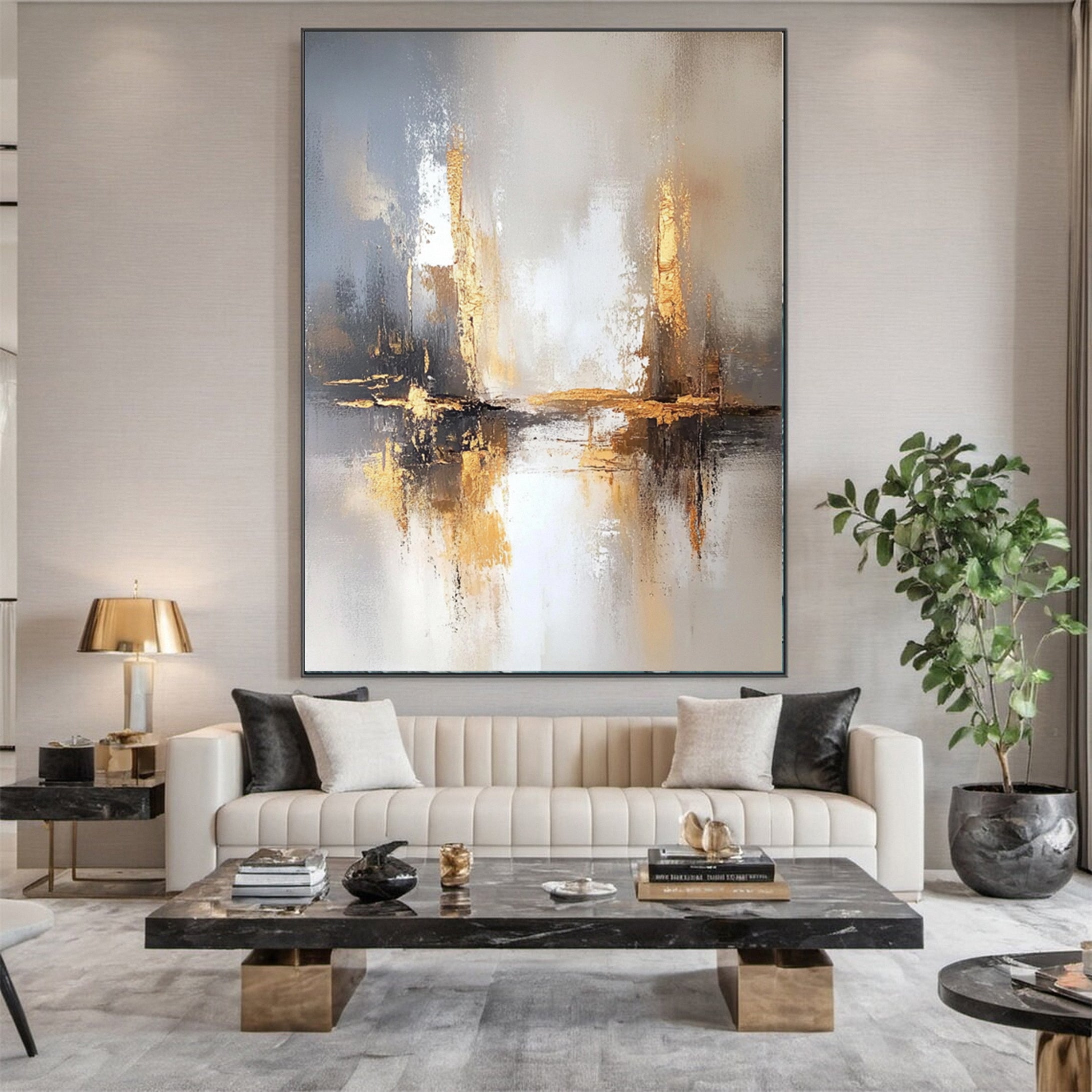 Chic Abstract Modern Artwork for Contemporary Homes #BBA 030