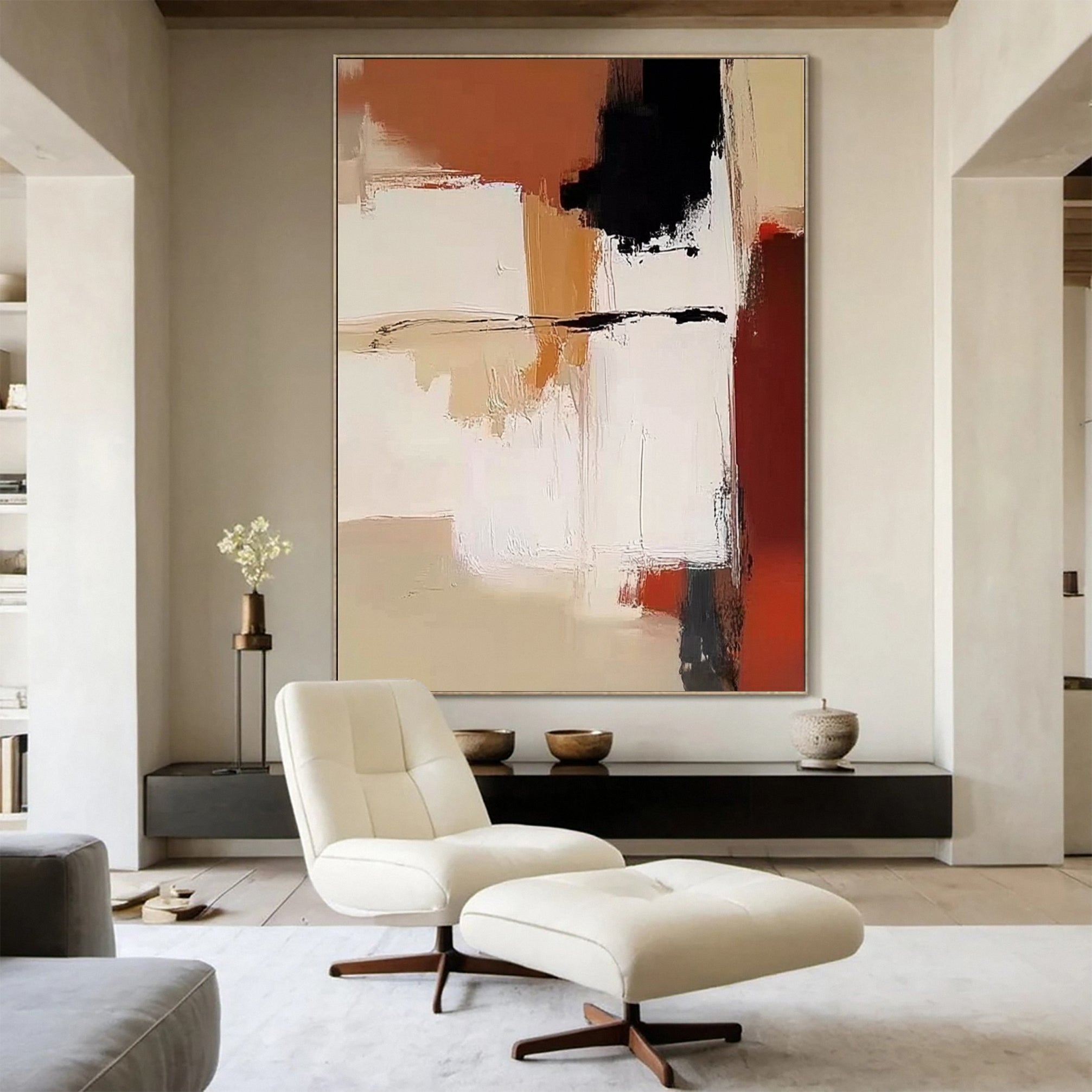 Chic Abstract Modern Artwork for Contemporary Homes #BBA 031