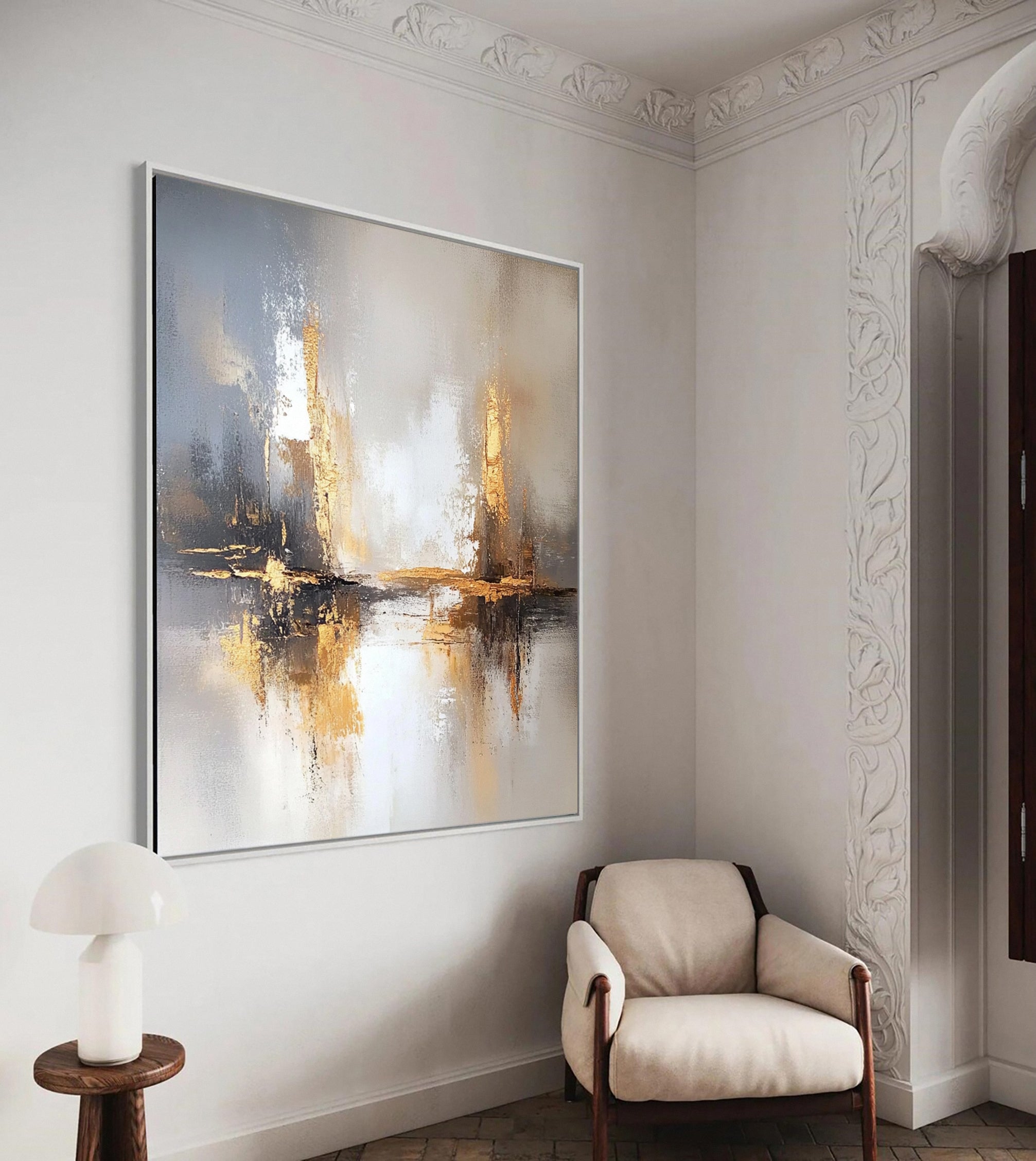 Chic Abstract Modern Artwork for Contemporary Homes #BBA 030