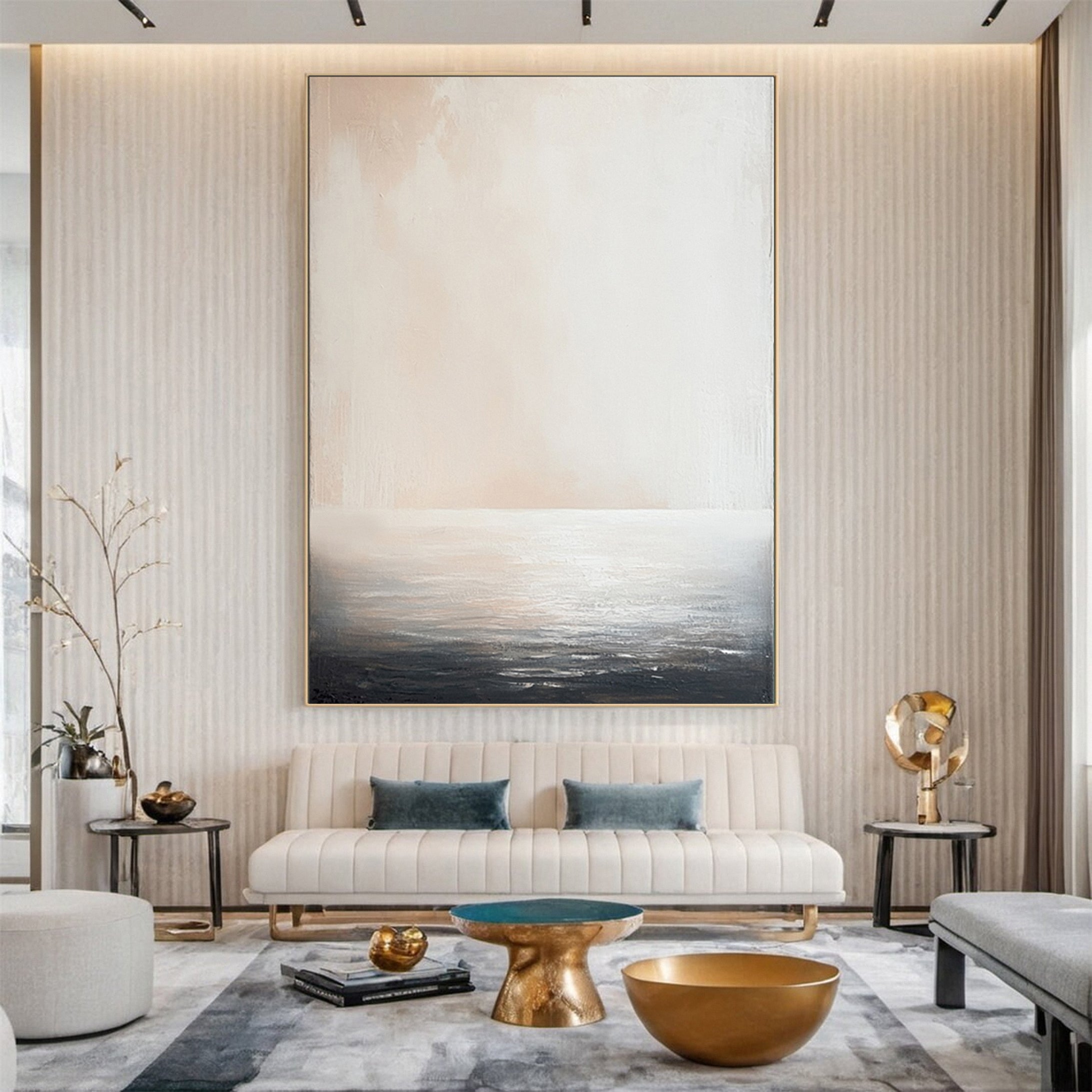 Ocean Whisper Contemporary Seascape Wall Art #BBA 039