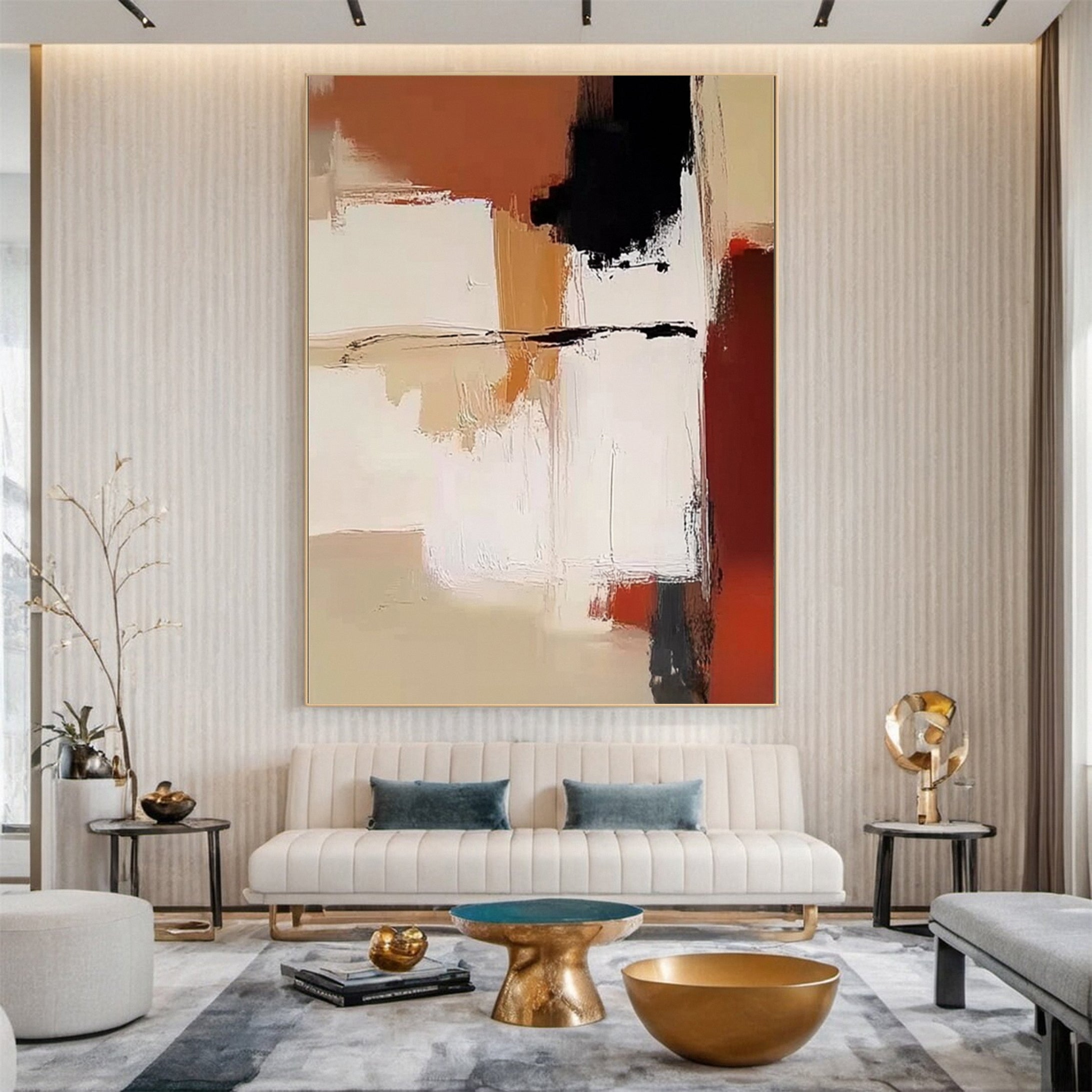 Chic Abstract Modern Artwork for Contemporary Homes #BBA 031