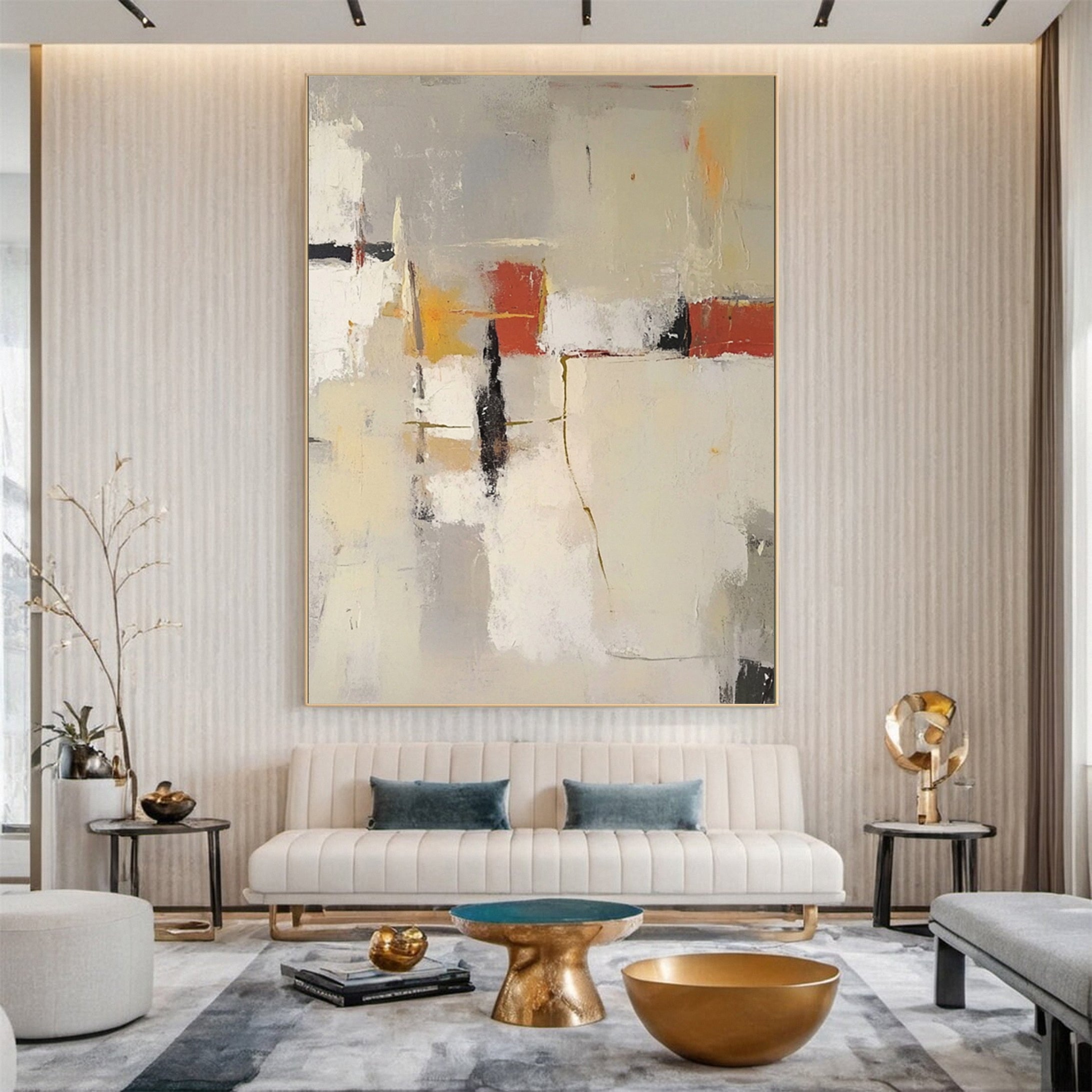 Chic Abstract Modern Artwork for Contemporary Homes #BBA 027