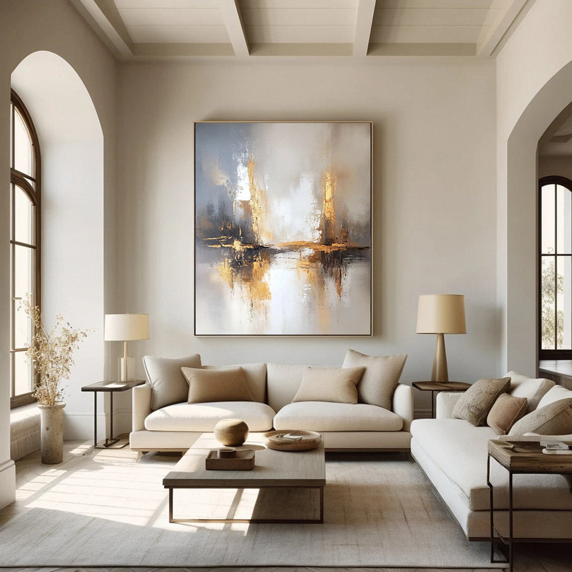 Chic Abstract Modern Artwork for Contemporary Homes #BBA 030