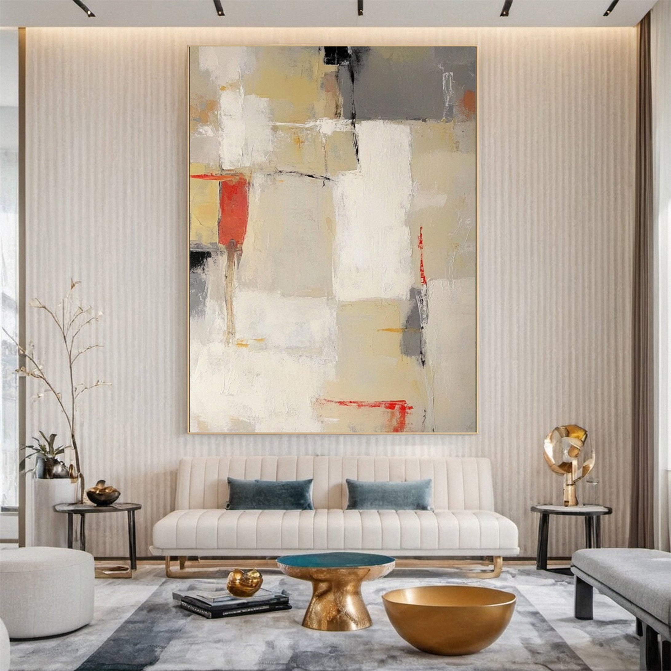 Chic Abstract Modern Artwork for Contemporary Homes #BBA 028