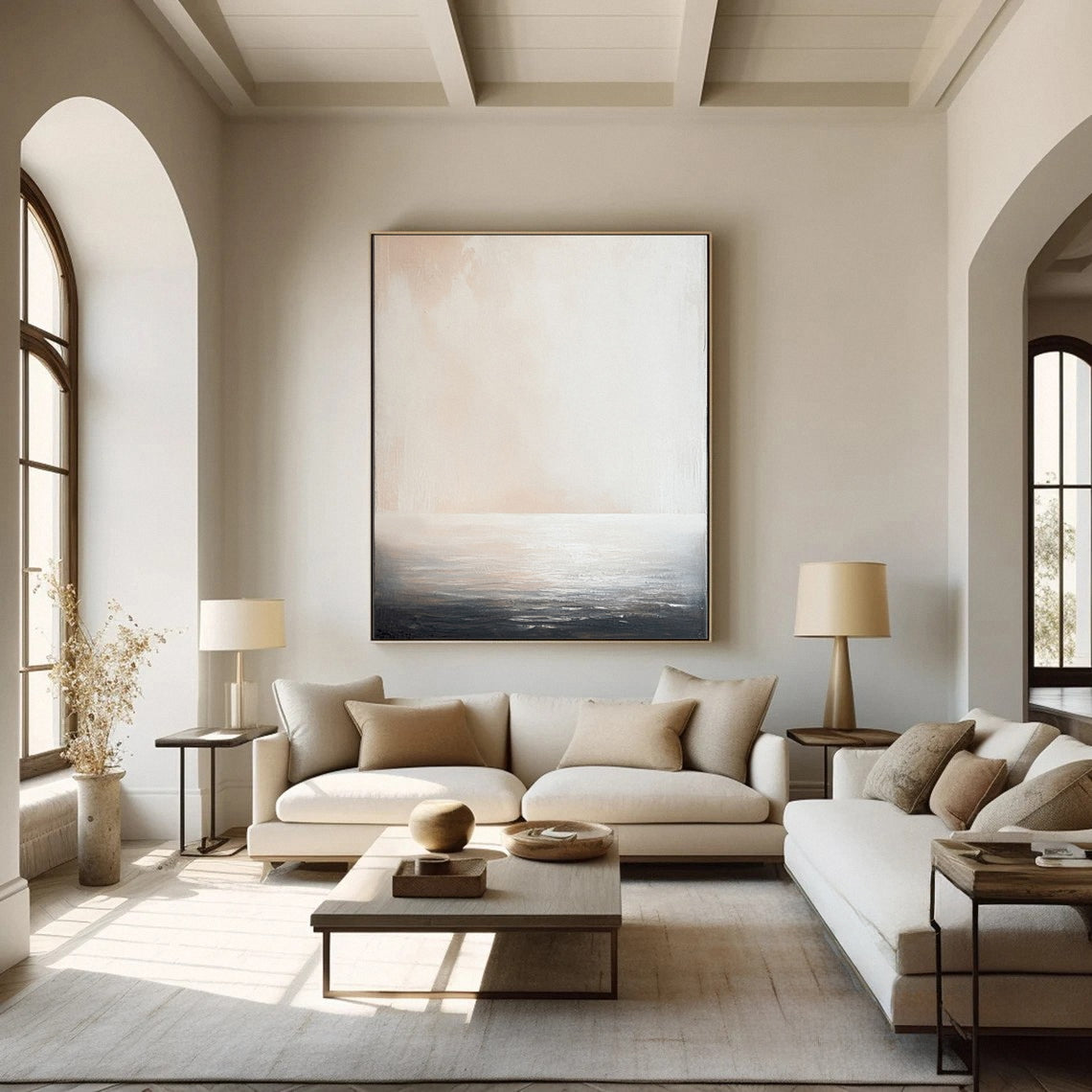 Ocean Whisper Contemporary Seascape Wall Art #BBA 039