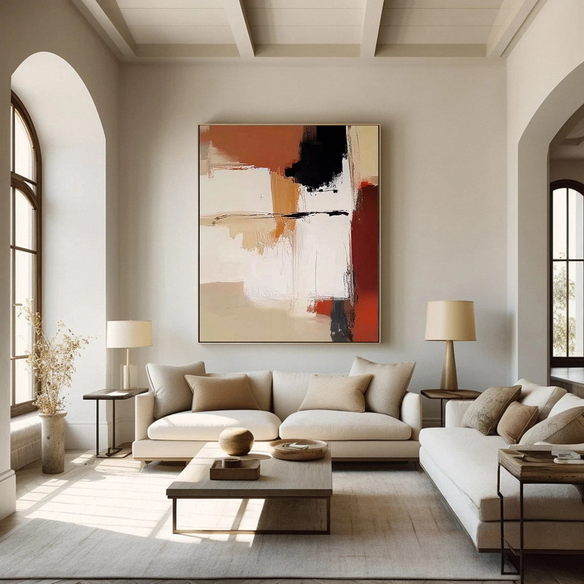 Chic Abstract Modern Artwork for Contemporary Homes #BBA 031