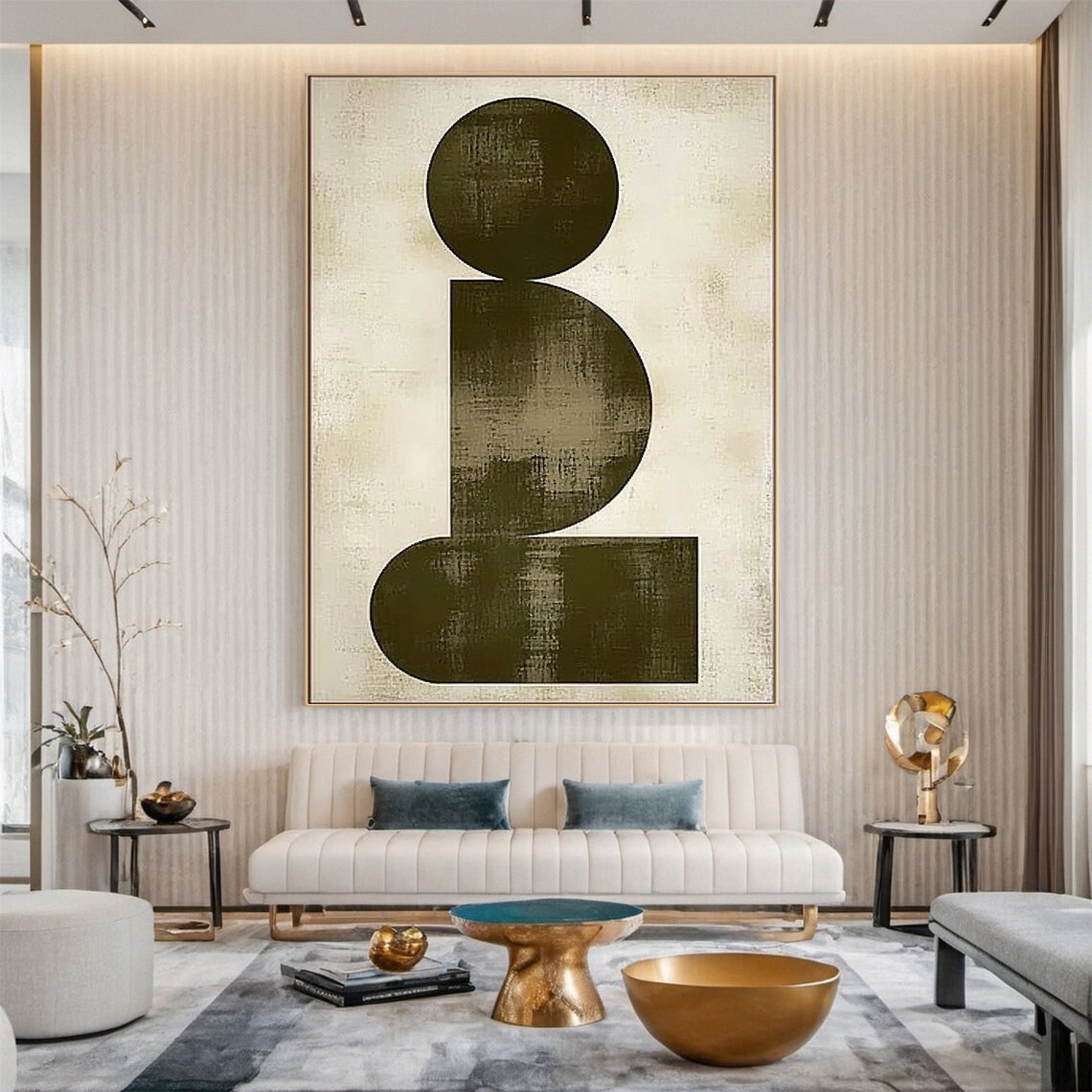 Minimalist Wabi Sabi Art Modern Canvas for Home Decor #BBA 034