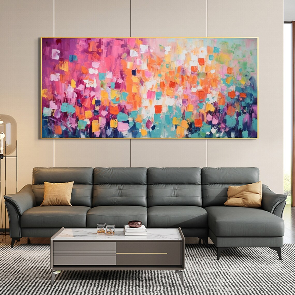 Colorful Abstract Wall Art with Vibrant Hues #BGA 023