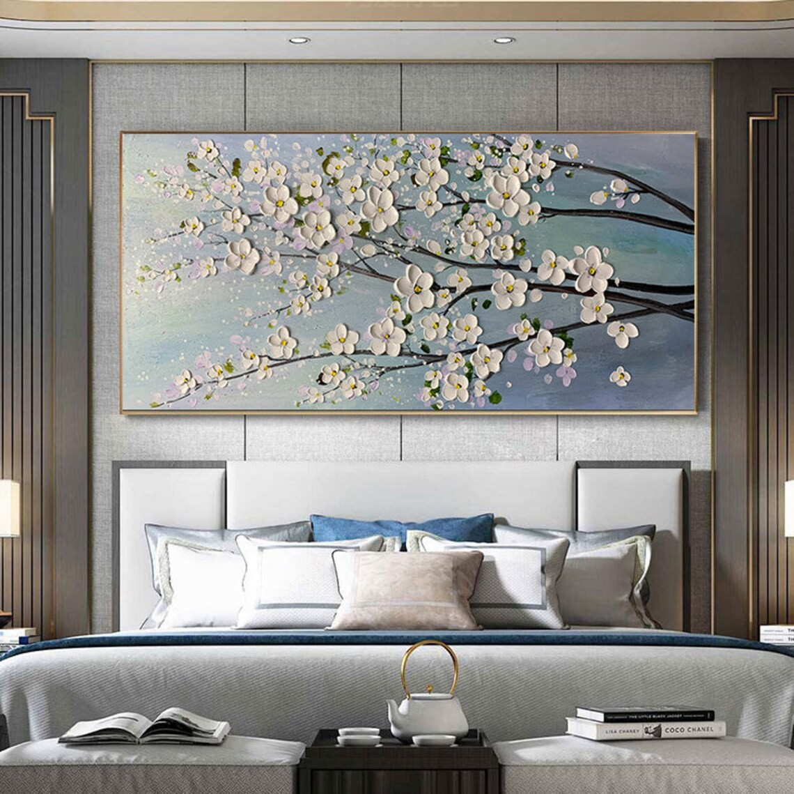 Spring Blossom Textured Wall Art #BGA 027