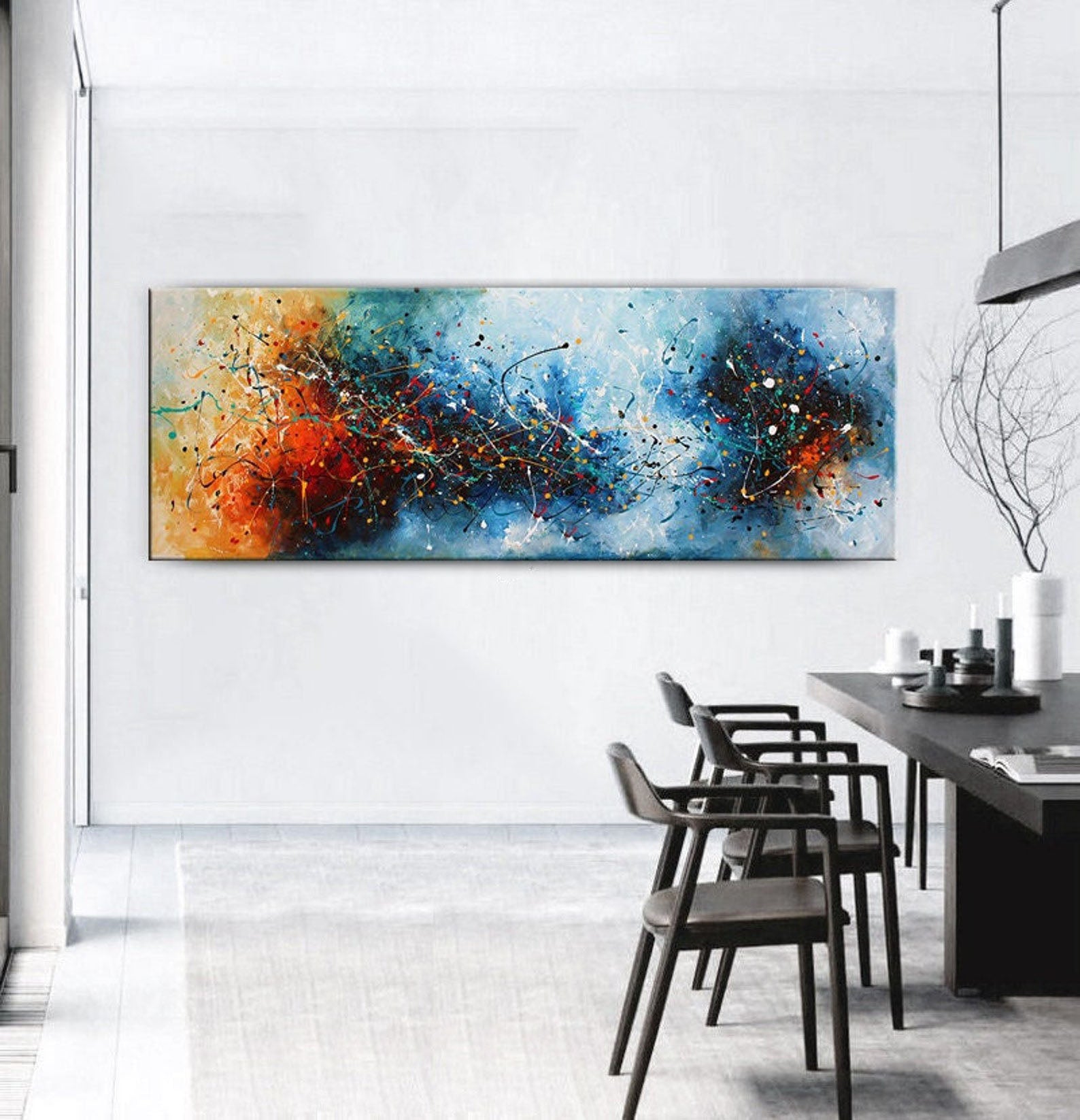 Expressionism Abstract Wall Art – Large Canvas Art #CWA 007