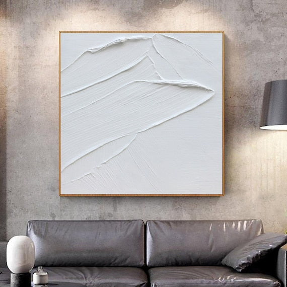 White Minimalist Painting #WM 002