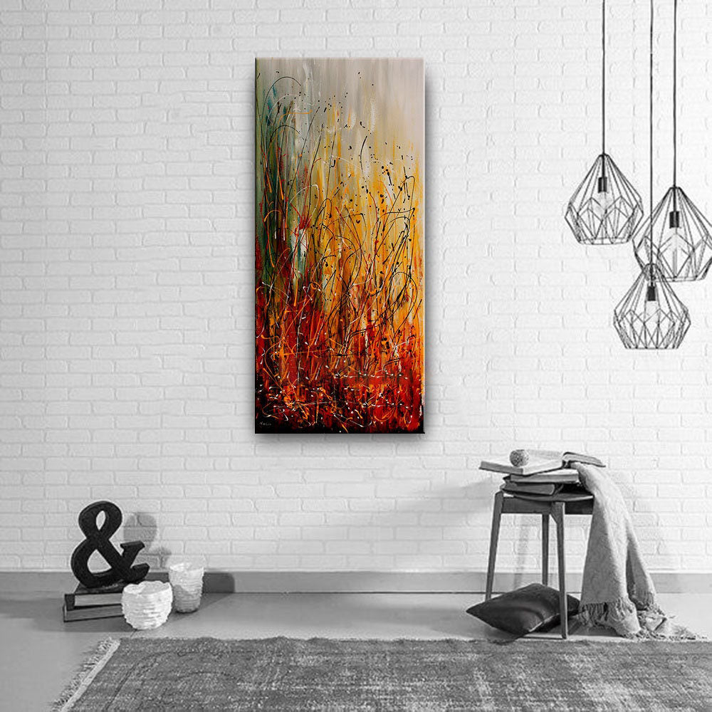 Large Canvas Art –  Colorful Abstract Art Wall Decor  #CWA 004