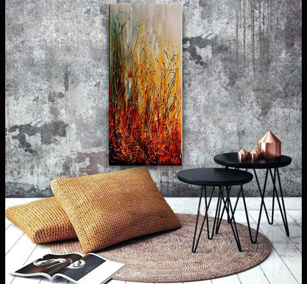 Large Canvas Art –  Colorful Abstract Art Wall Decor  #CWA 004