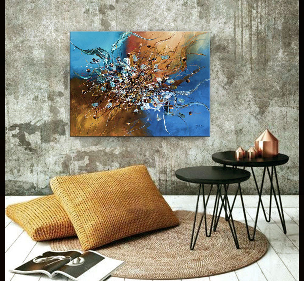 Colorful Abstract Wall Art - Large Canvas Art for Home Decor #CWA 001