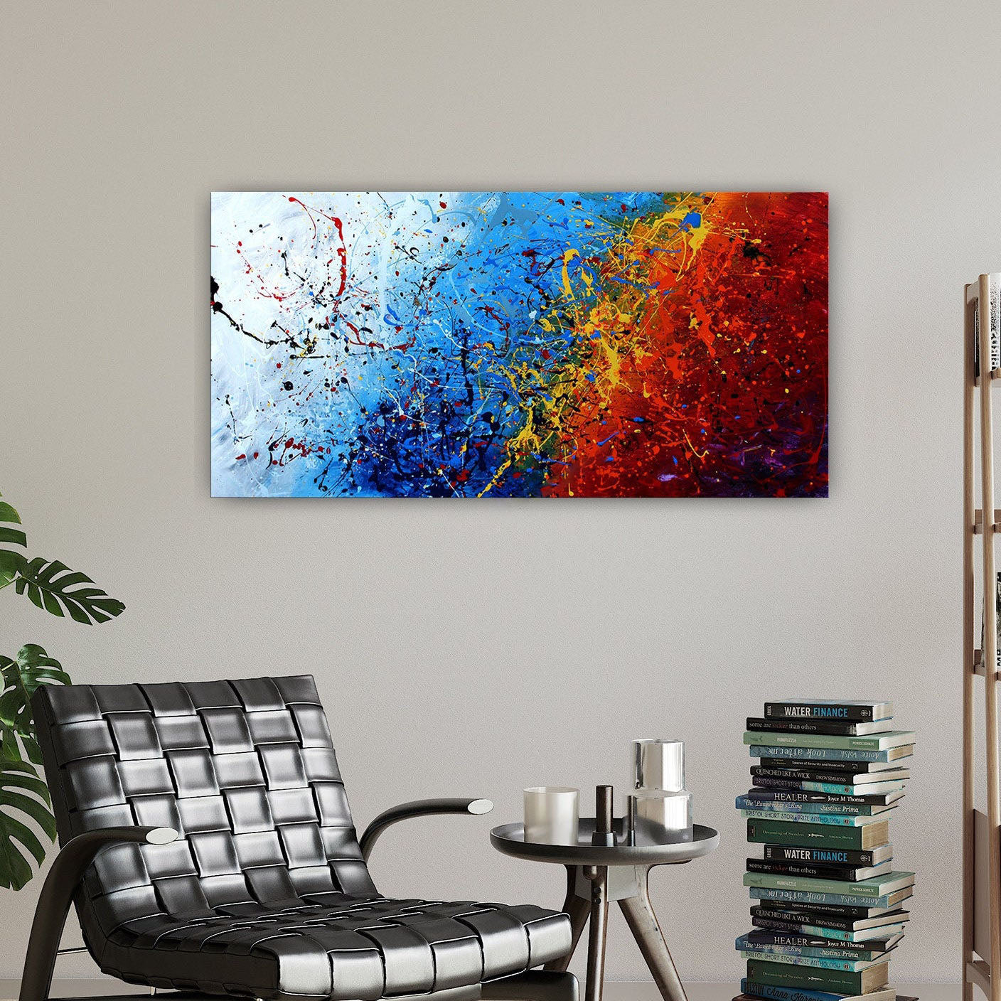 Colorful Cool Abstract Wall Art for Modern Spaces #CWA 013