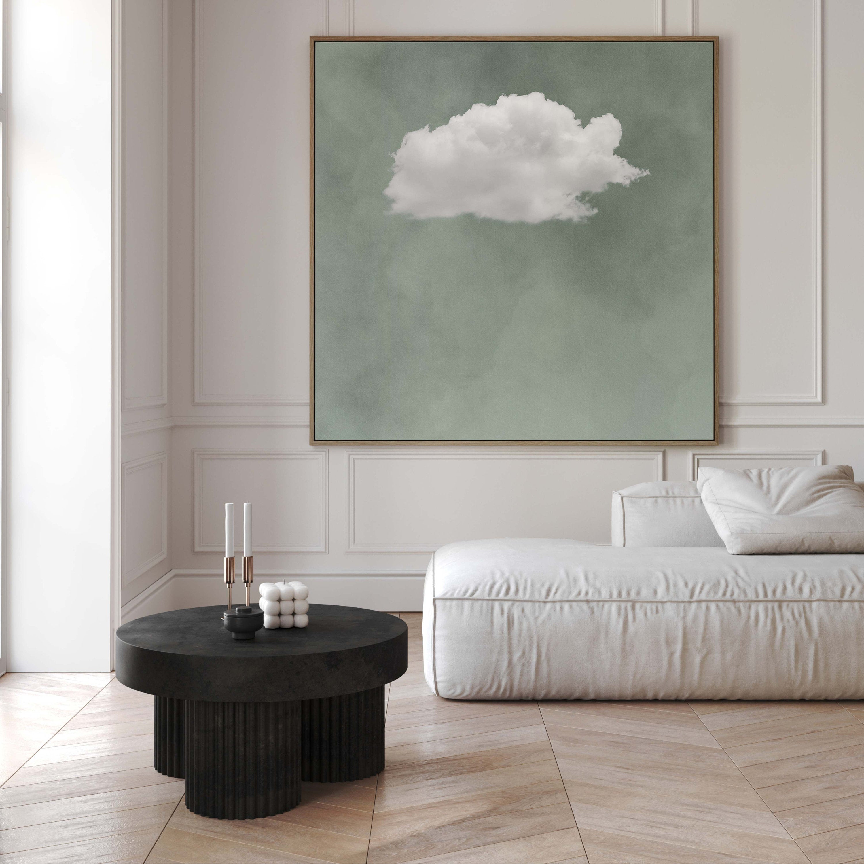 Serene Cloud: Modern Abstract Wall Art for Interiors #BBA 045