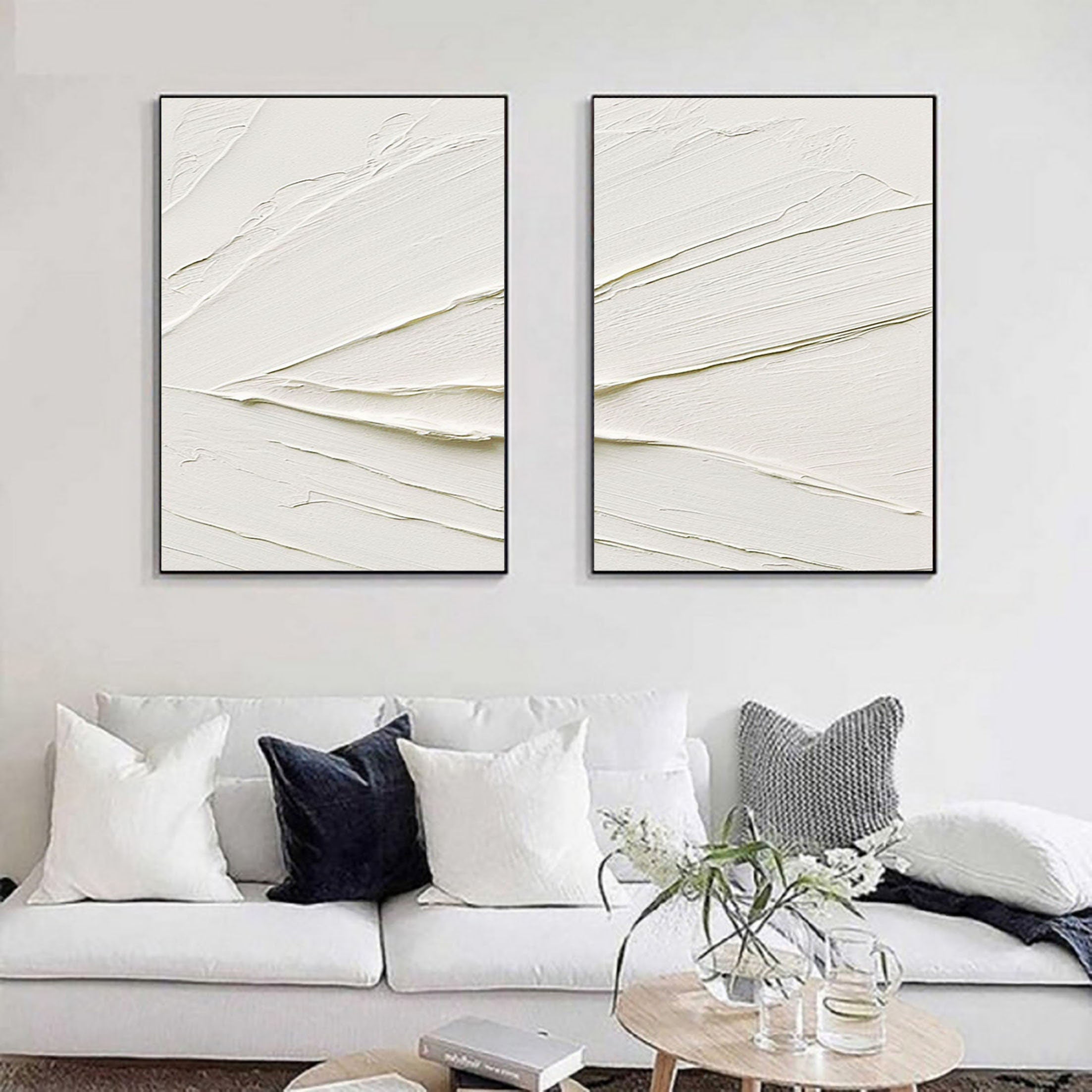 Abstract Tranquility Painting SET OF 2 #CXA 003