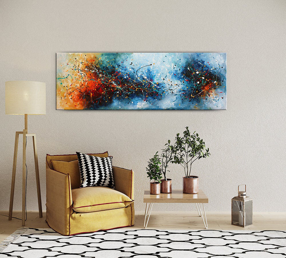 Expressionism Abstract Wall Art – Large Canvas Art #CWA 007