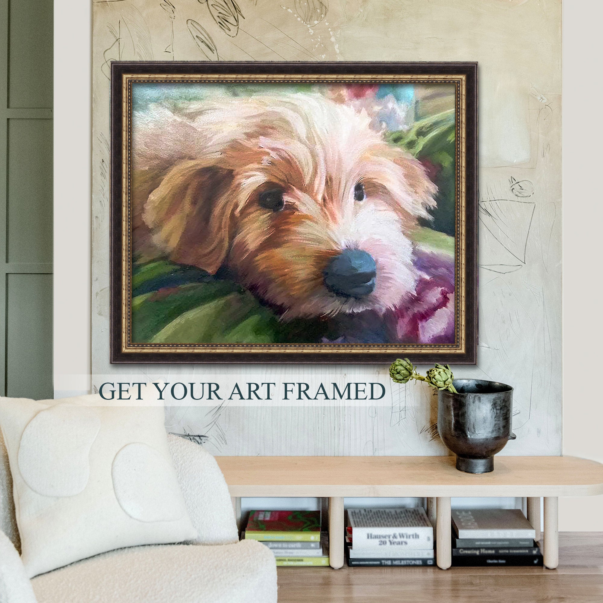 Custom Pet Portrait Oil Paintings: Personalized Pet Art