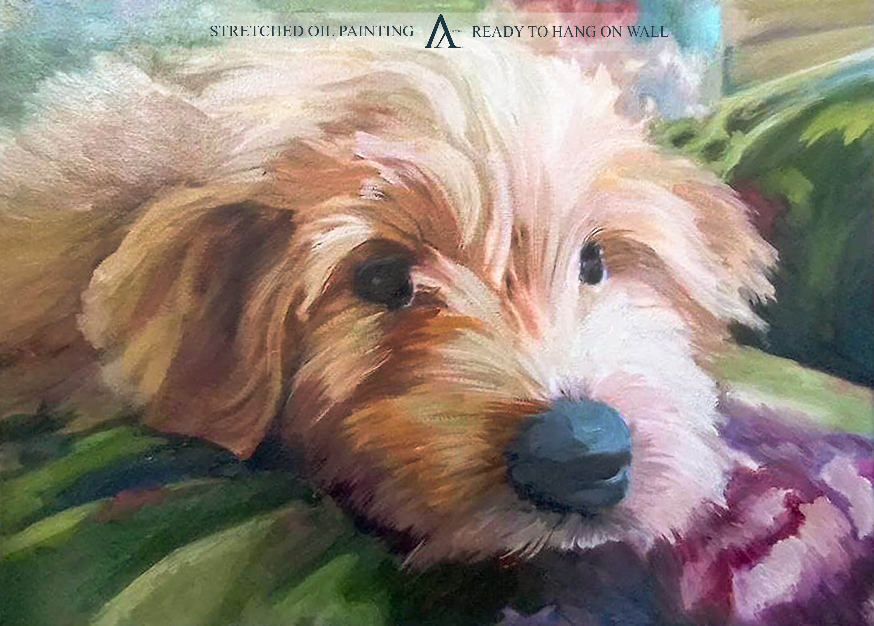 Custom Pet Portrait Oil Paintings: Personalized Pet Art