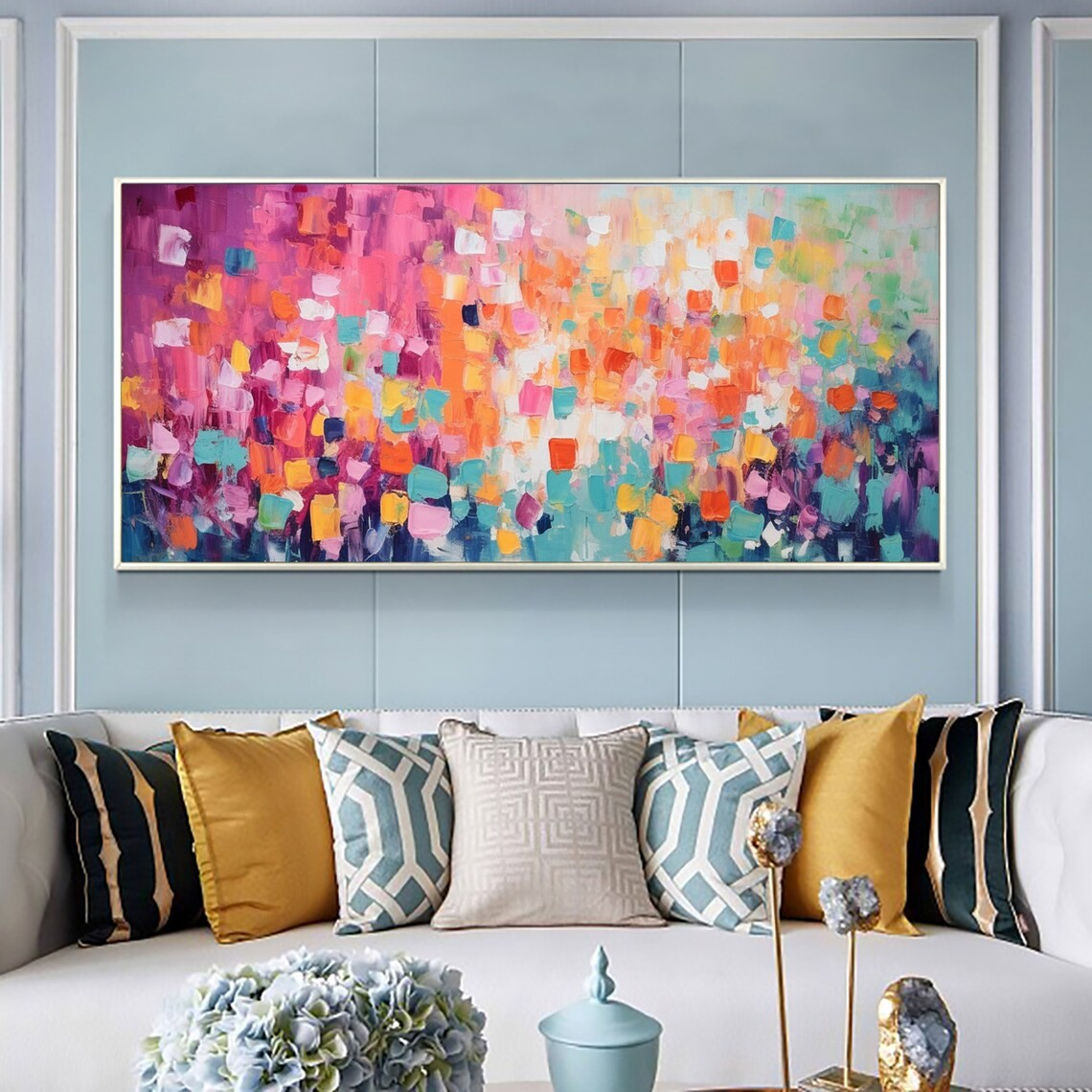 Colorful Abstract Wall Art with Vibrant Hues #BGA 023