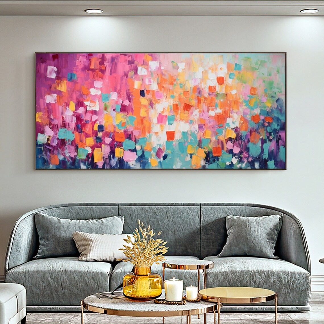 Colorful Abstract Wall Art with Vibrant Hues #BGA 023