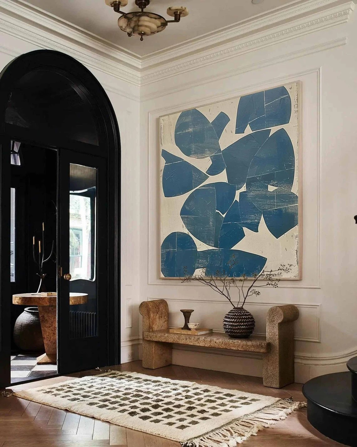 Stunning Blue Abstract Wall Art for a Modern Touch #BGA 007