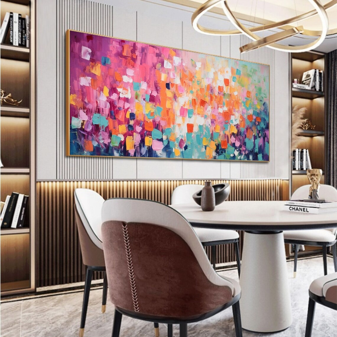 Colorful Abstract Wall Art with Vibrant Hues #BGA 023