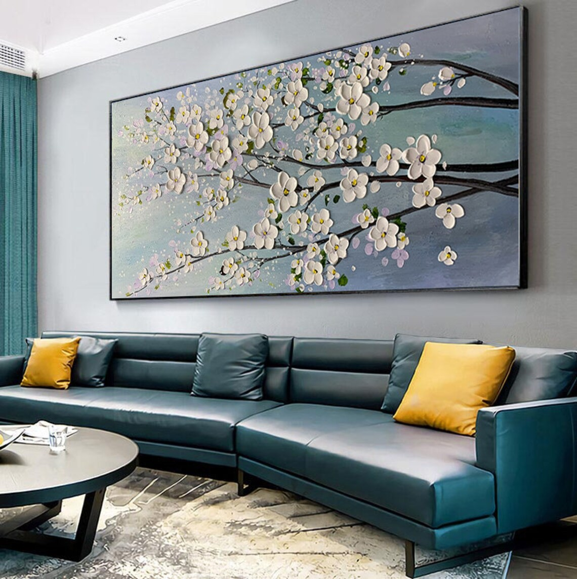 Spring Blossom Textured Wall Art #BGA 027